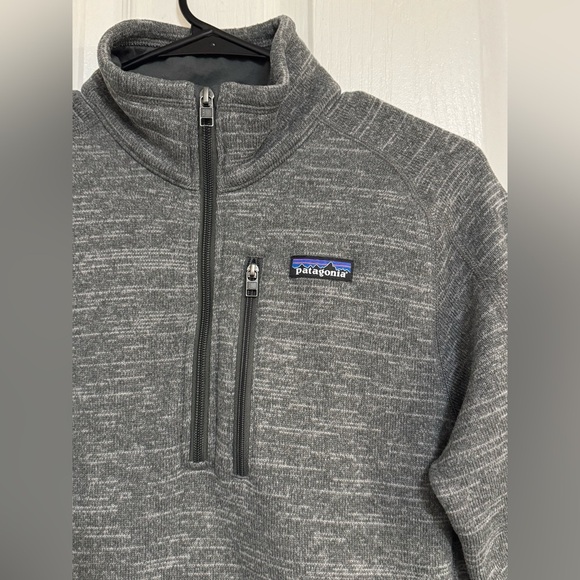 Patagonia Better Sweater 1/4 Zip Fleece Pullover Gray Heather Women’s Size S - Picture 3 of 9